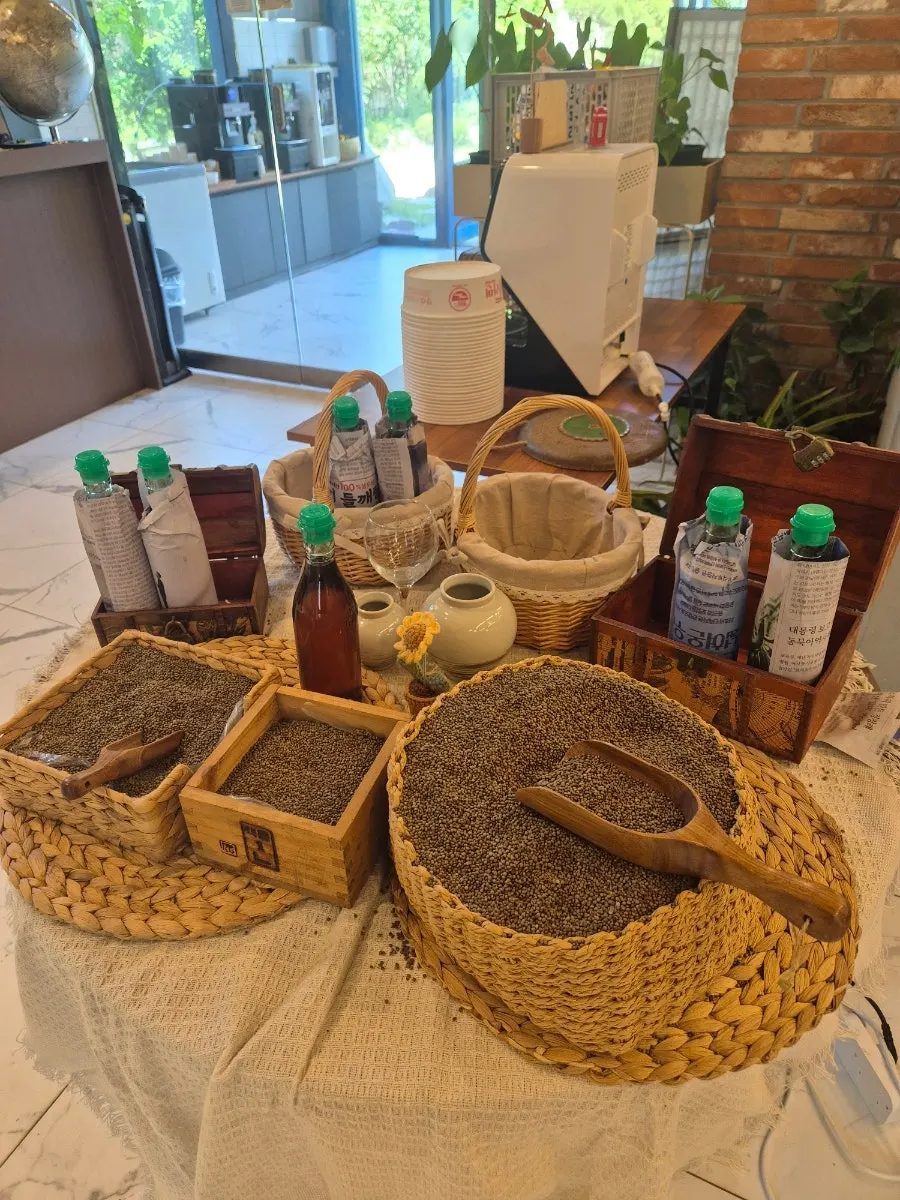 Perilla-oil jjukkumi hot pot rice set freshly served