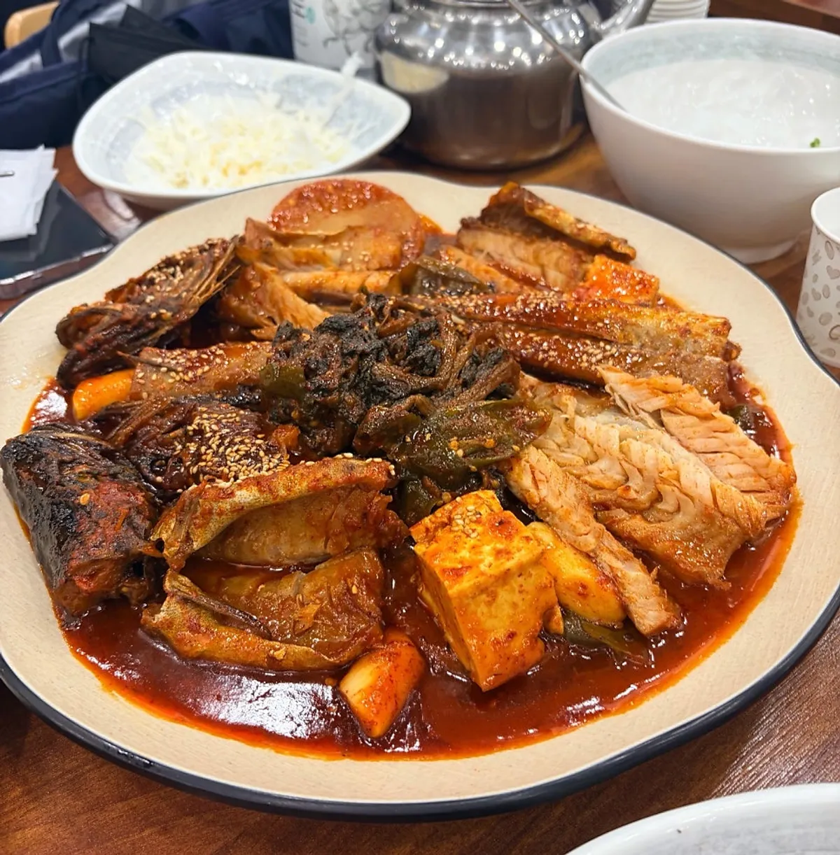 시래기와 무, 두부가 푸짐한 시래기코다리조림 중 사이즈