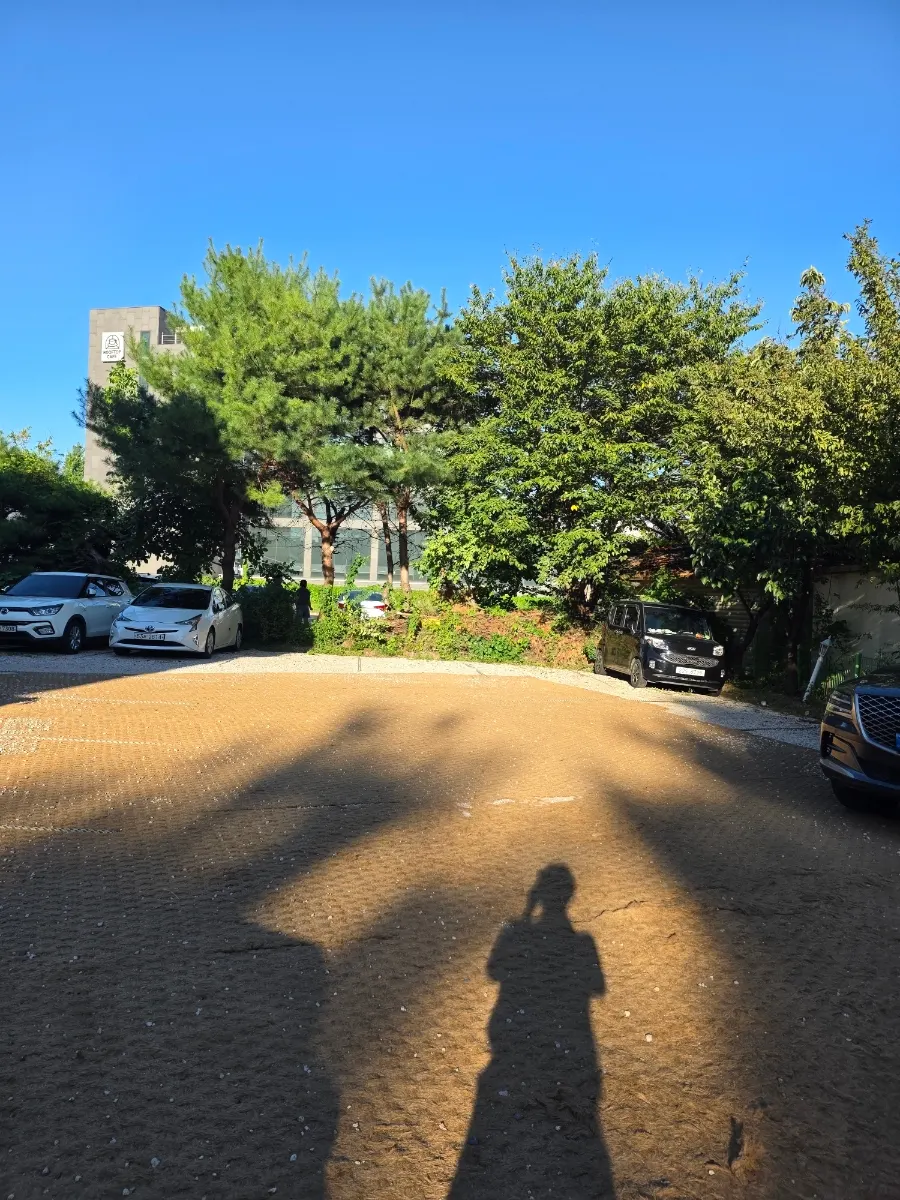 Wide parking lot in front of Appa Jjim Main Branch