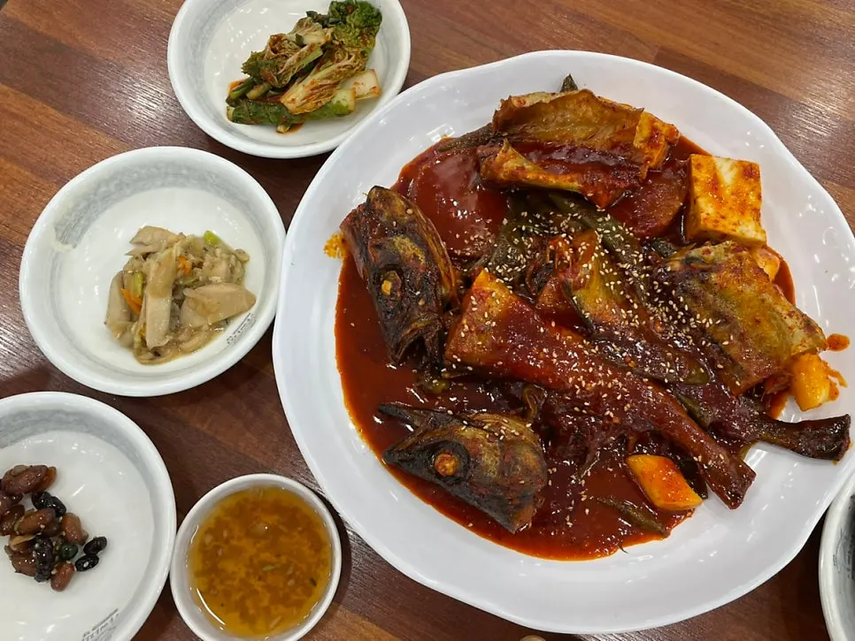 시래기 코다리조림 소 한 상
