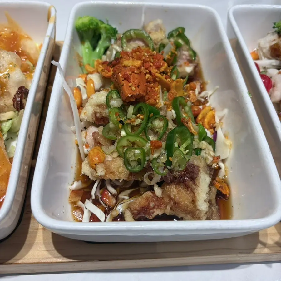 Yurinki piled high with vegetables