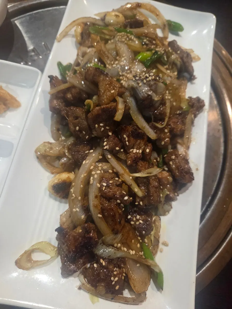 돌쇠쌈밥 미사점 갈비정식 한 상 차림