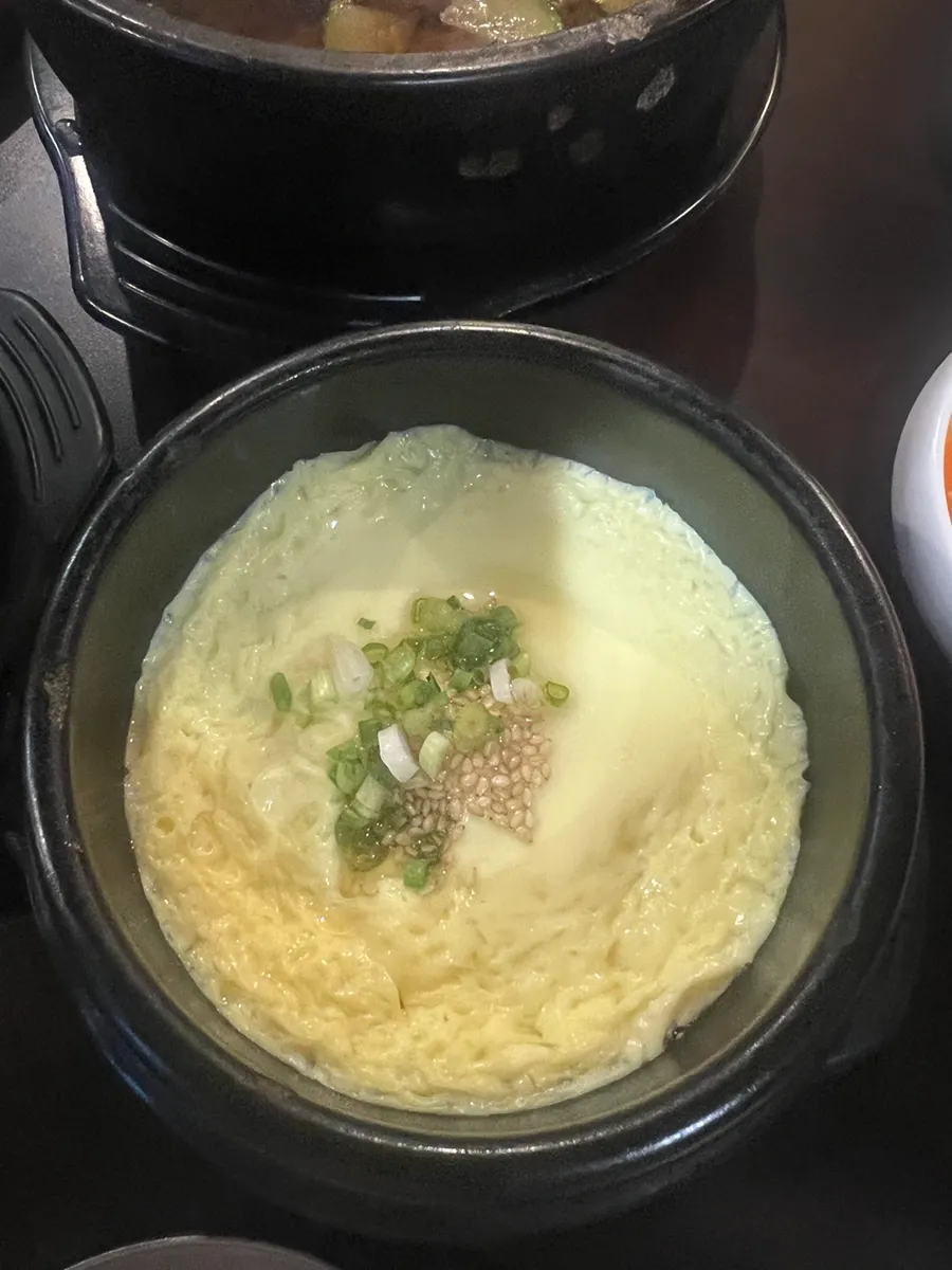 두 가지 쌈장과 부드러운 계란찜