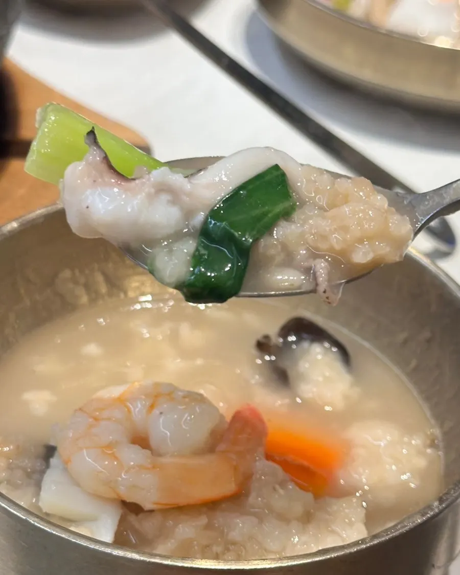 쫄깃한 소라 등 신선한 해산물
