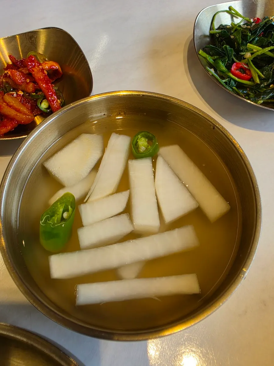 Menu of the rice-crust soup specialty restaurant