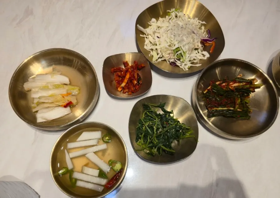 해물누룽지탕과 미니 탕수육 주문