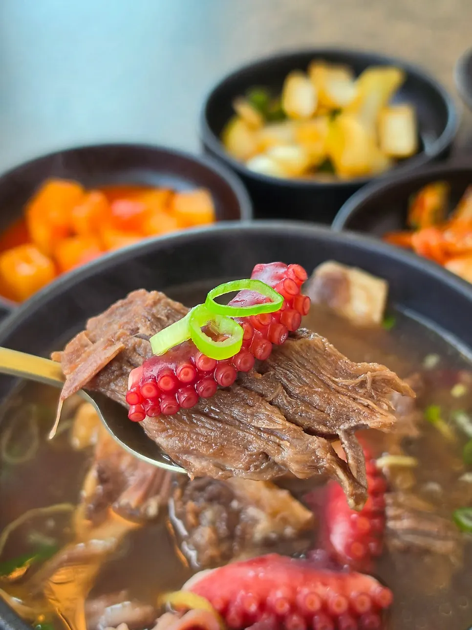 뼈에서 분리되는 갈빗살