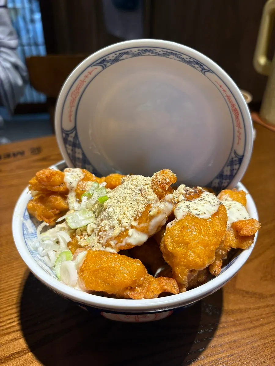 Chicken karaage don at Menji Hanam Misa Branch