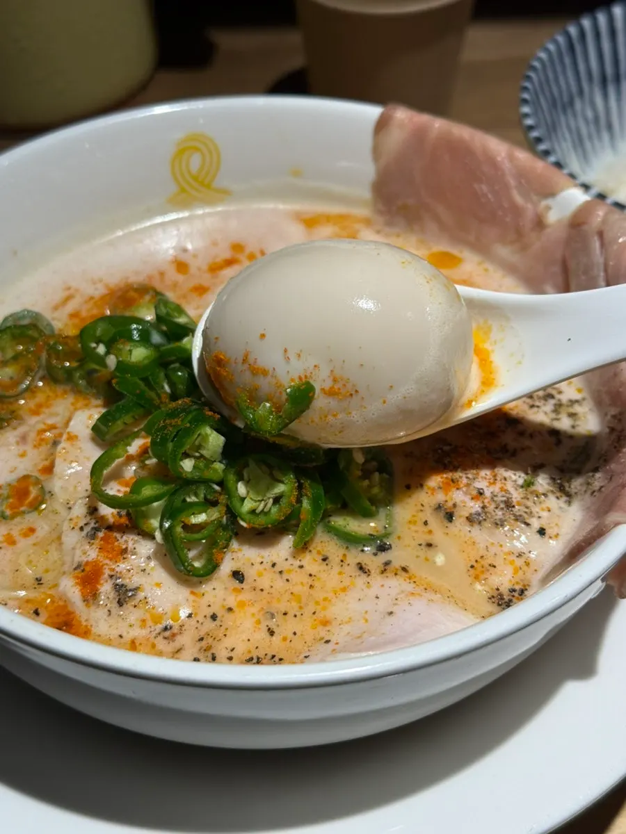 Mini rice eaten together with the ramen broth