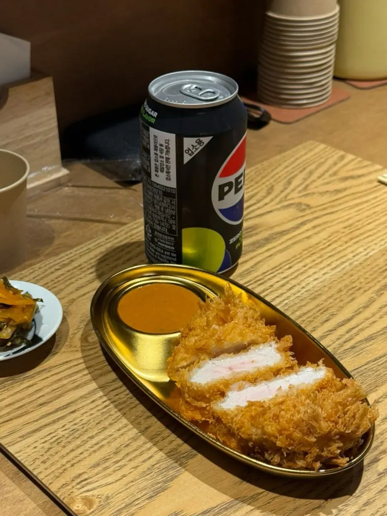 A plate of Menji's mini tonkatsu
