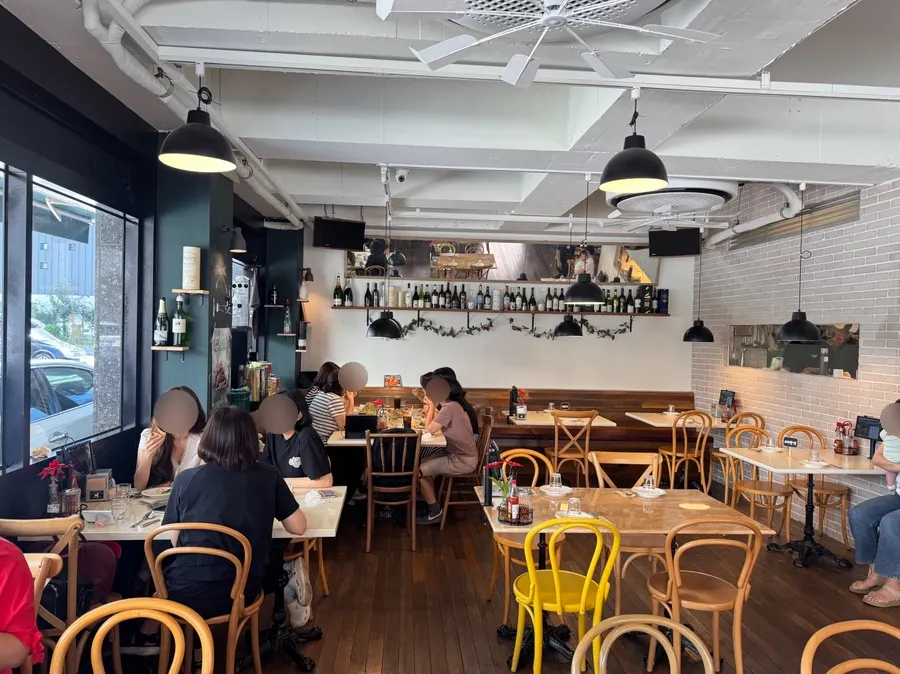 Restaurant space for a wine date