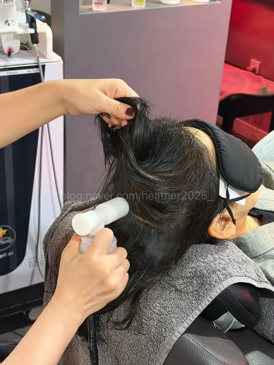 Neck and hand circulation treatment process