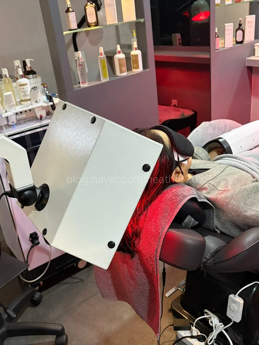 Vaporized hair-loss ampoule application process