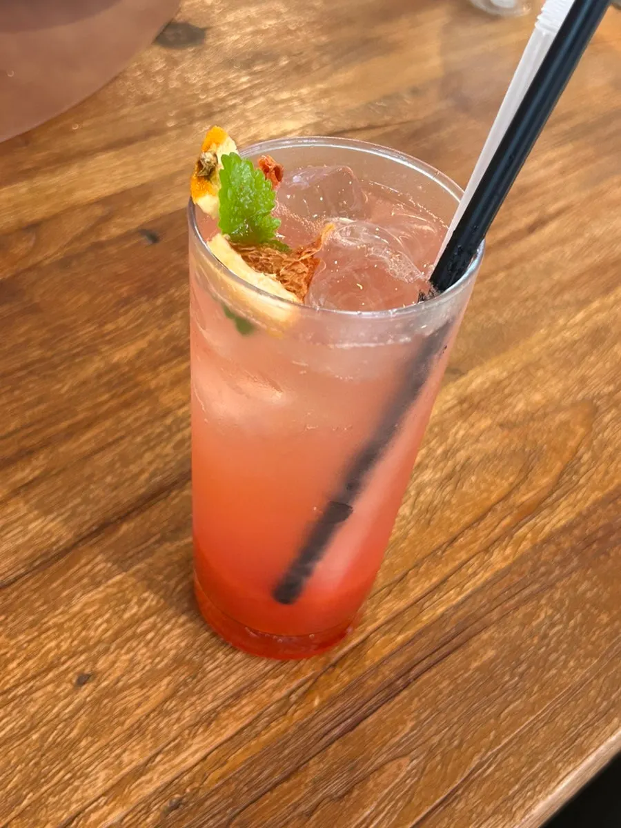 Bokkeriu's grapefruit ade made with fresh grapefruit juice