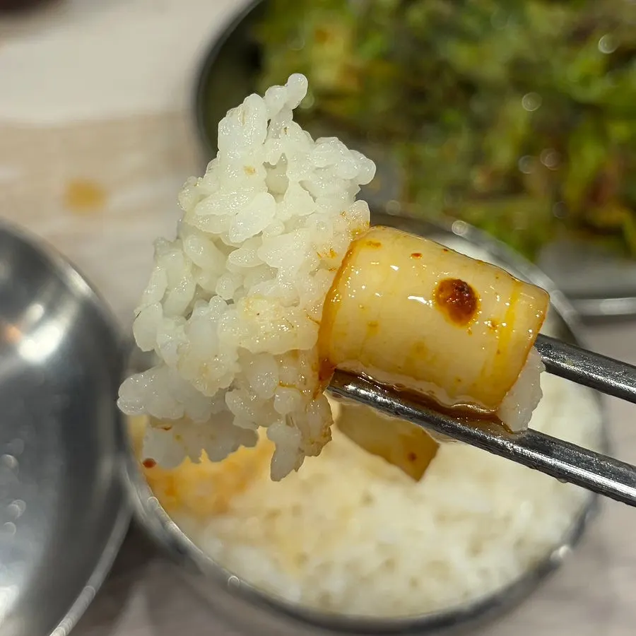 Kimchi signature dipanggang atas grill
