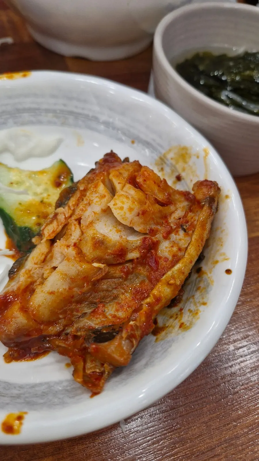 코다리 가시 손질 과정