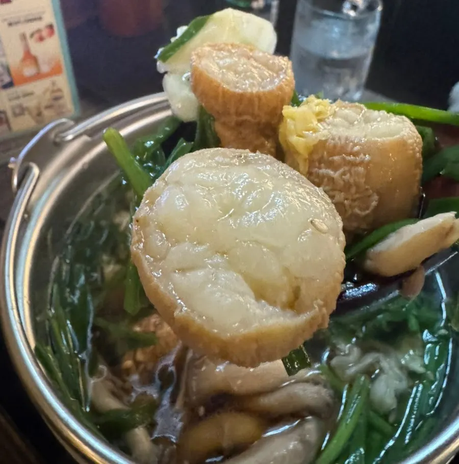 모츠나베 속 통통한 대창