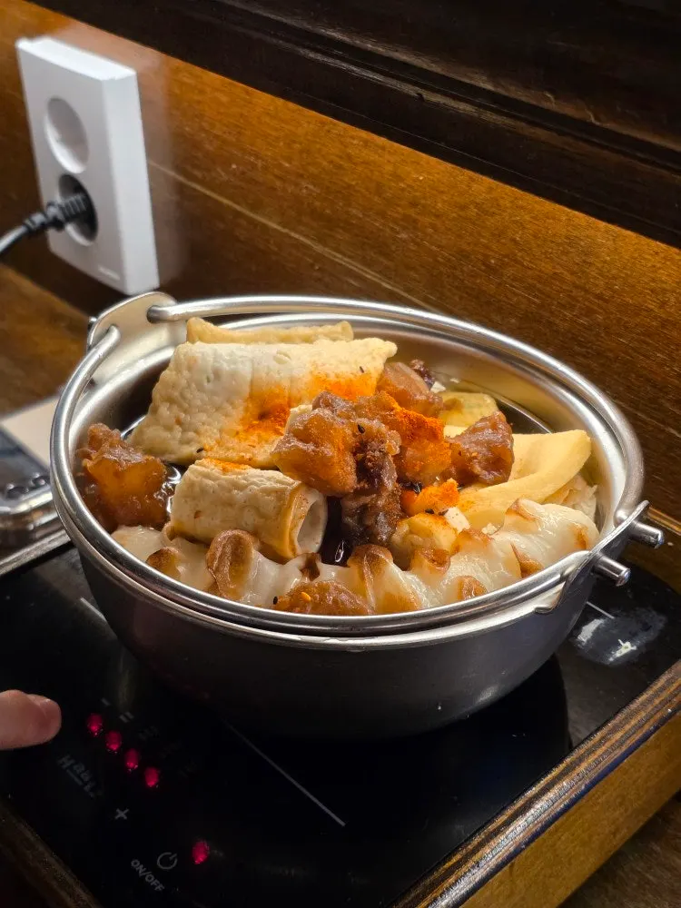 하나마토 스지오뎅탕 한 냄비