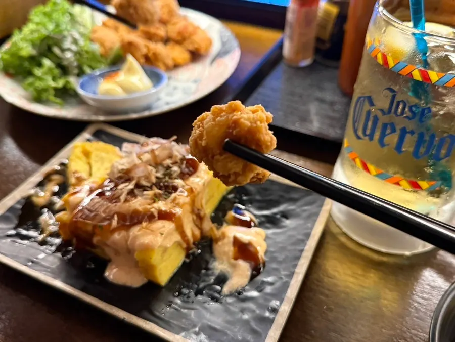 Crispy fried tori karaage