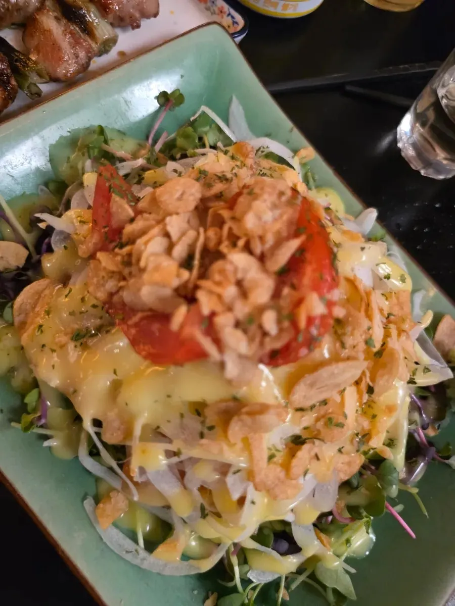 Hanamato's popular salmon salad