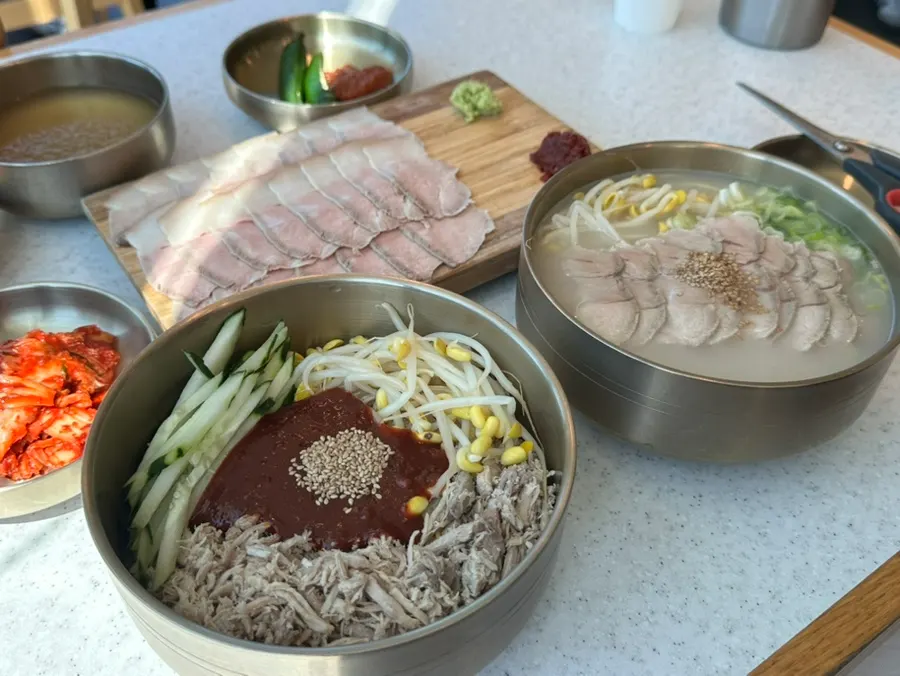 한가득 차려진 제주도 한상