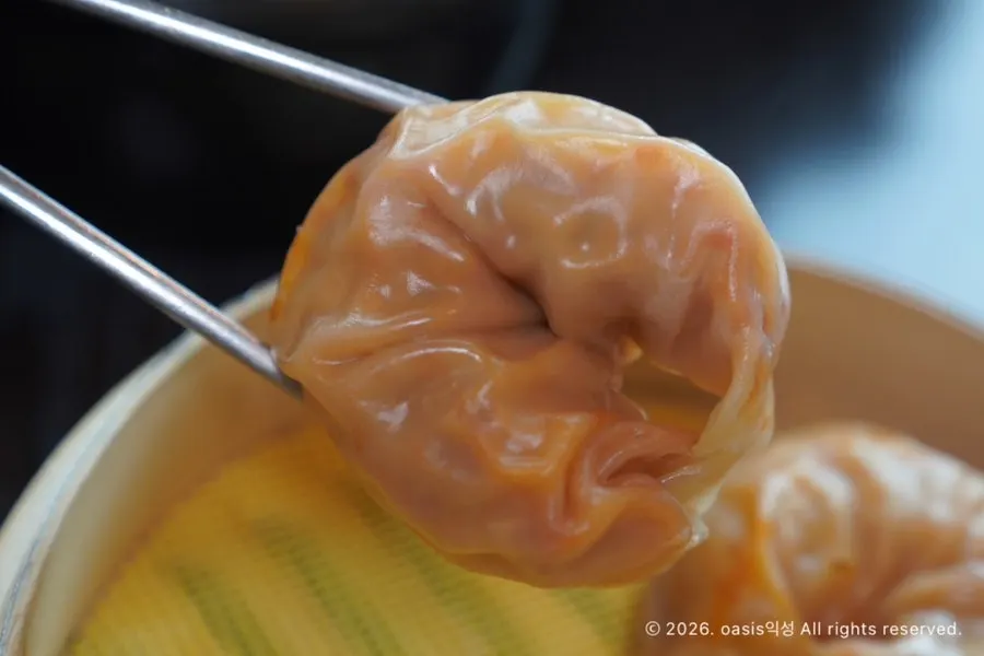 Small-size kimchi mandu, 3 pieces