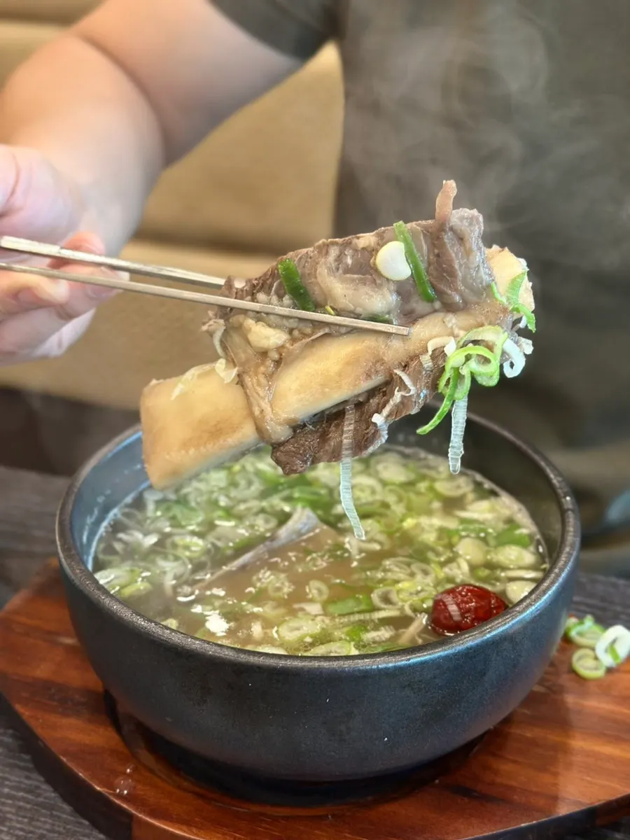 Royal galbitang with large short rib bones