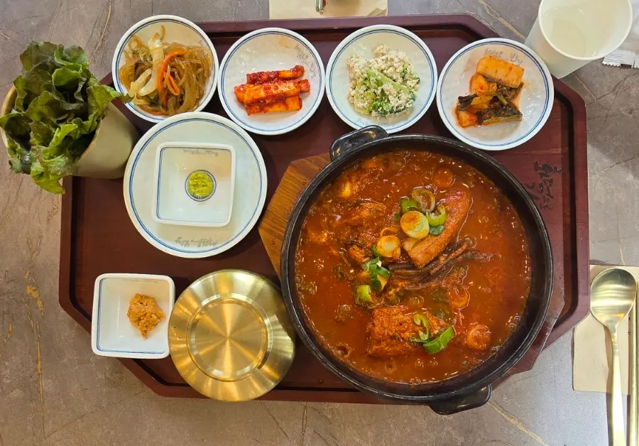주문 전 테이블 세팅 모습