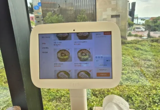 테이블오더 태블릿 주문 화면