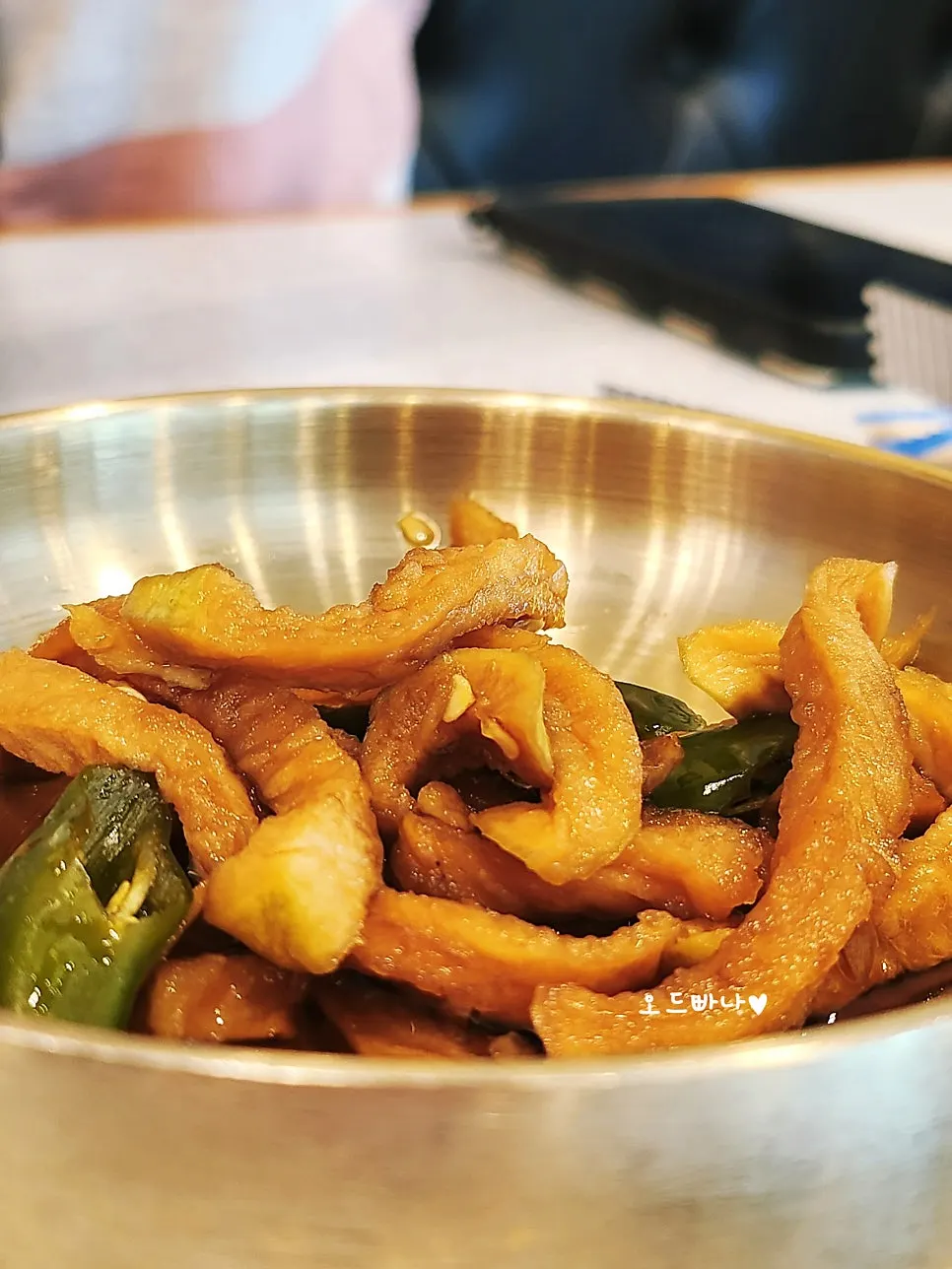 Plate of self-served side dishes
