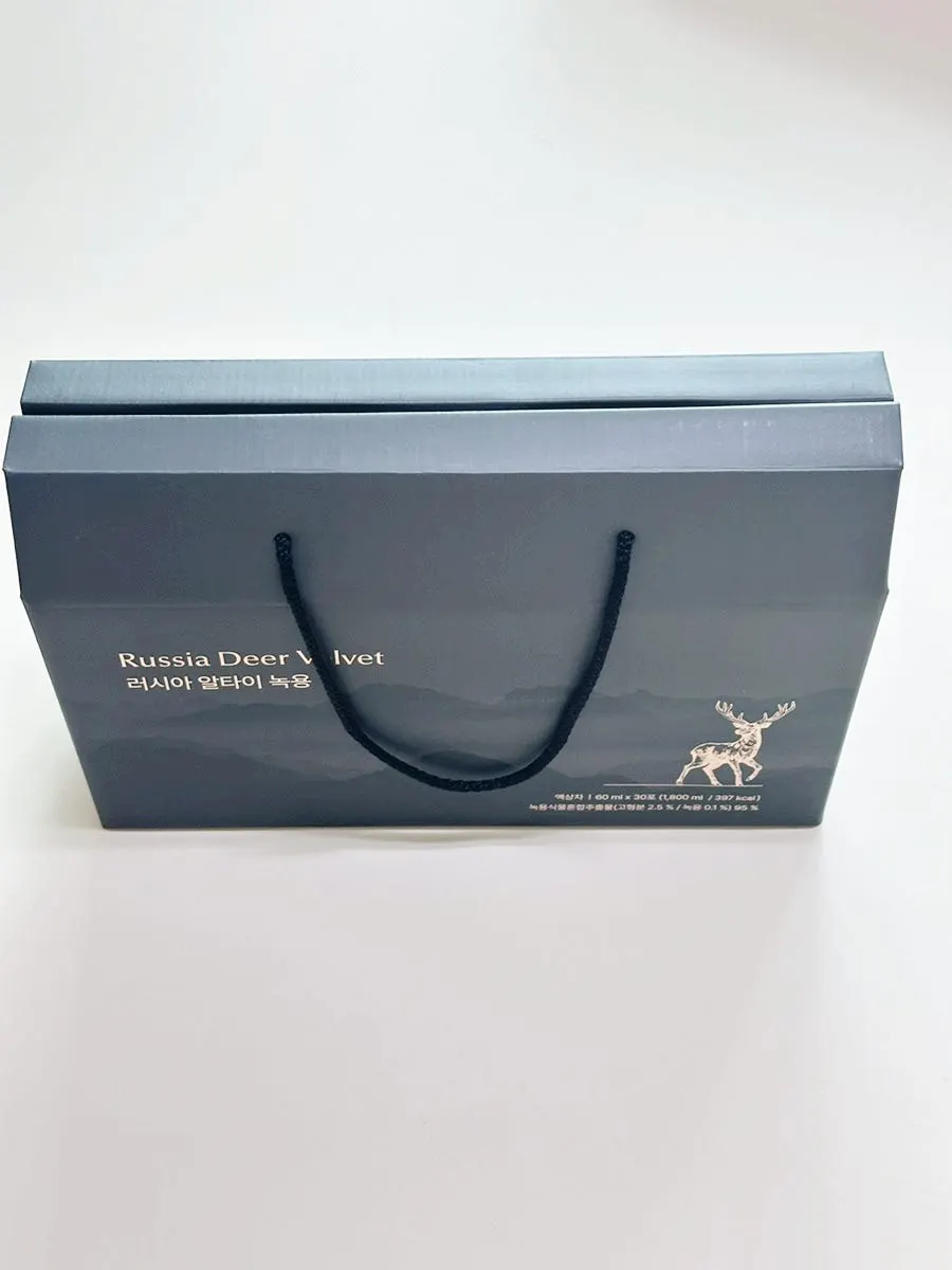 Deer antler gift set packaging prepared as a Chuseok gift for parents