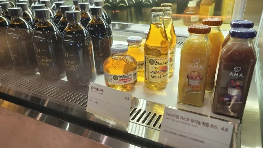 와플 메뉴 안내