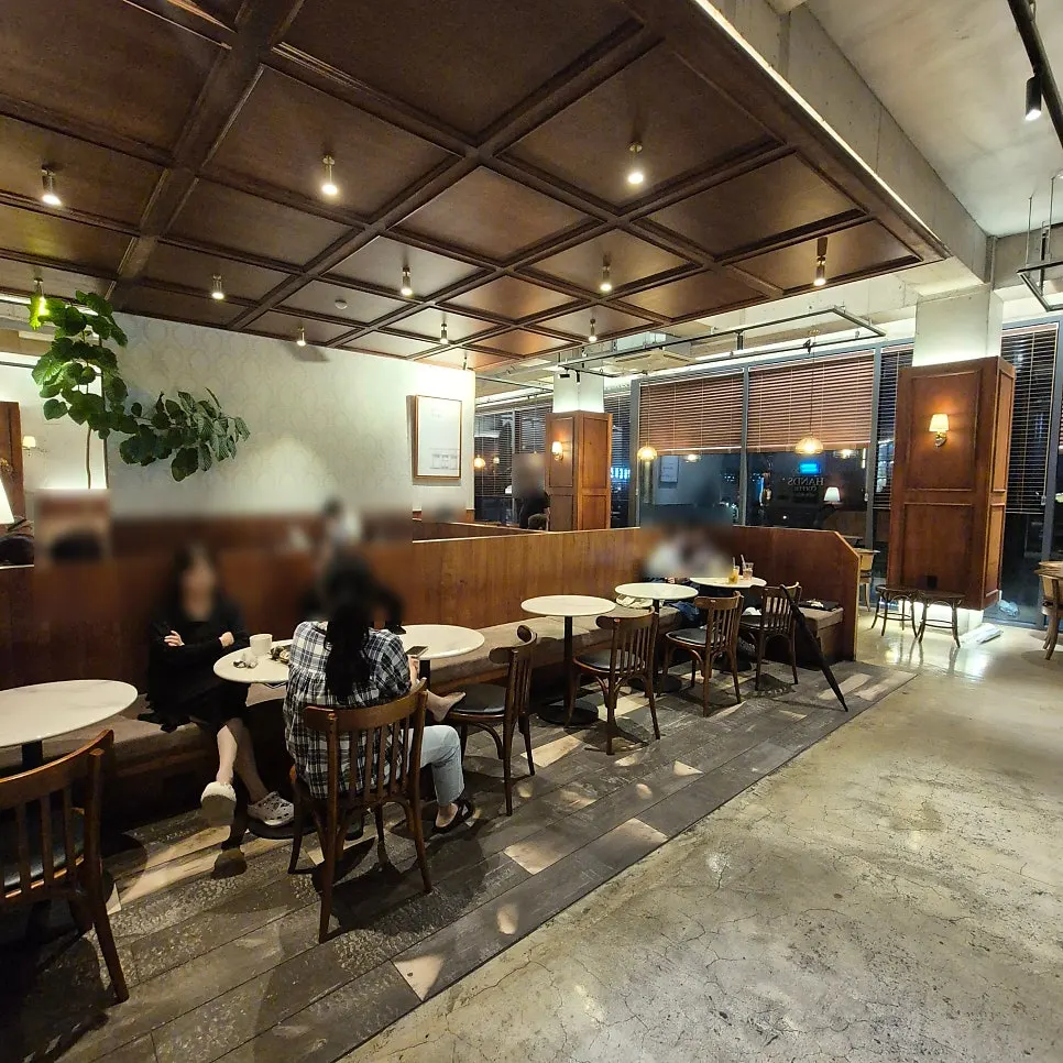 Interior spaces connecting across floors