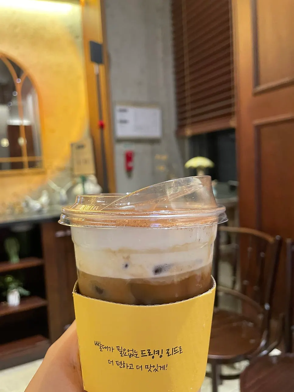 Drinks and desserts ordered for takeout