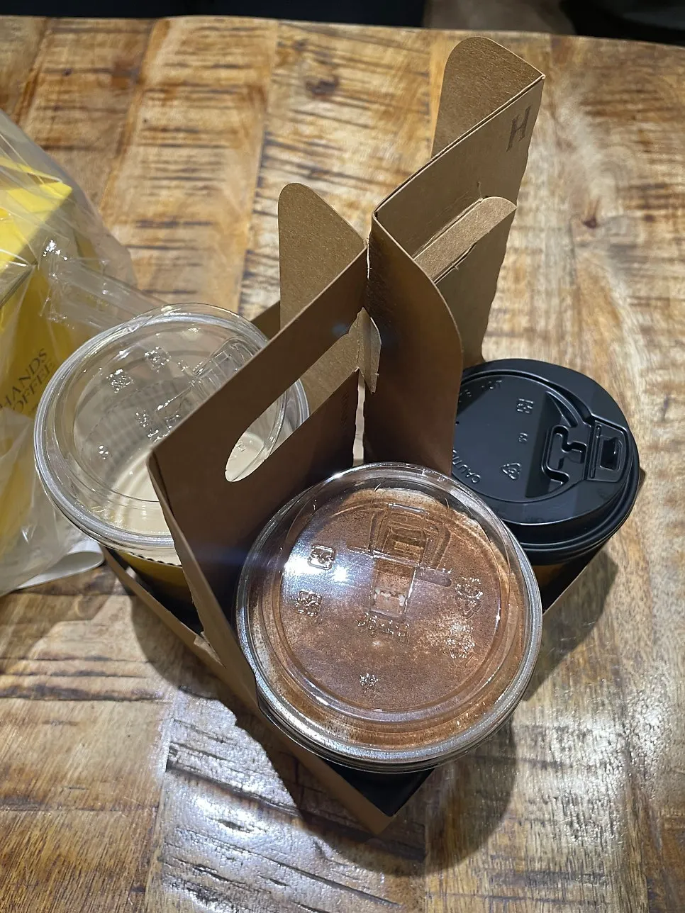 Hands Coffee's signature vanilla mélange