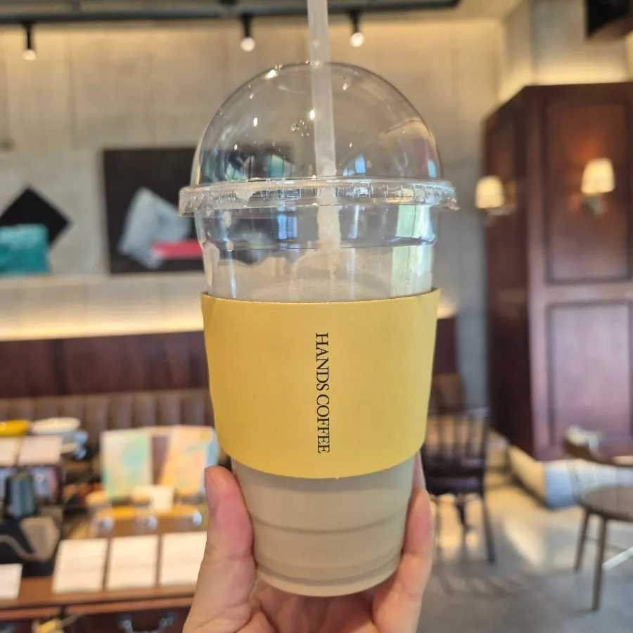 Dutch Latte Mélange topped with salted whipped cream