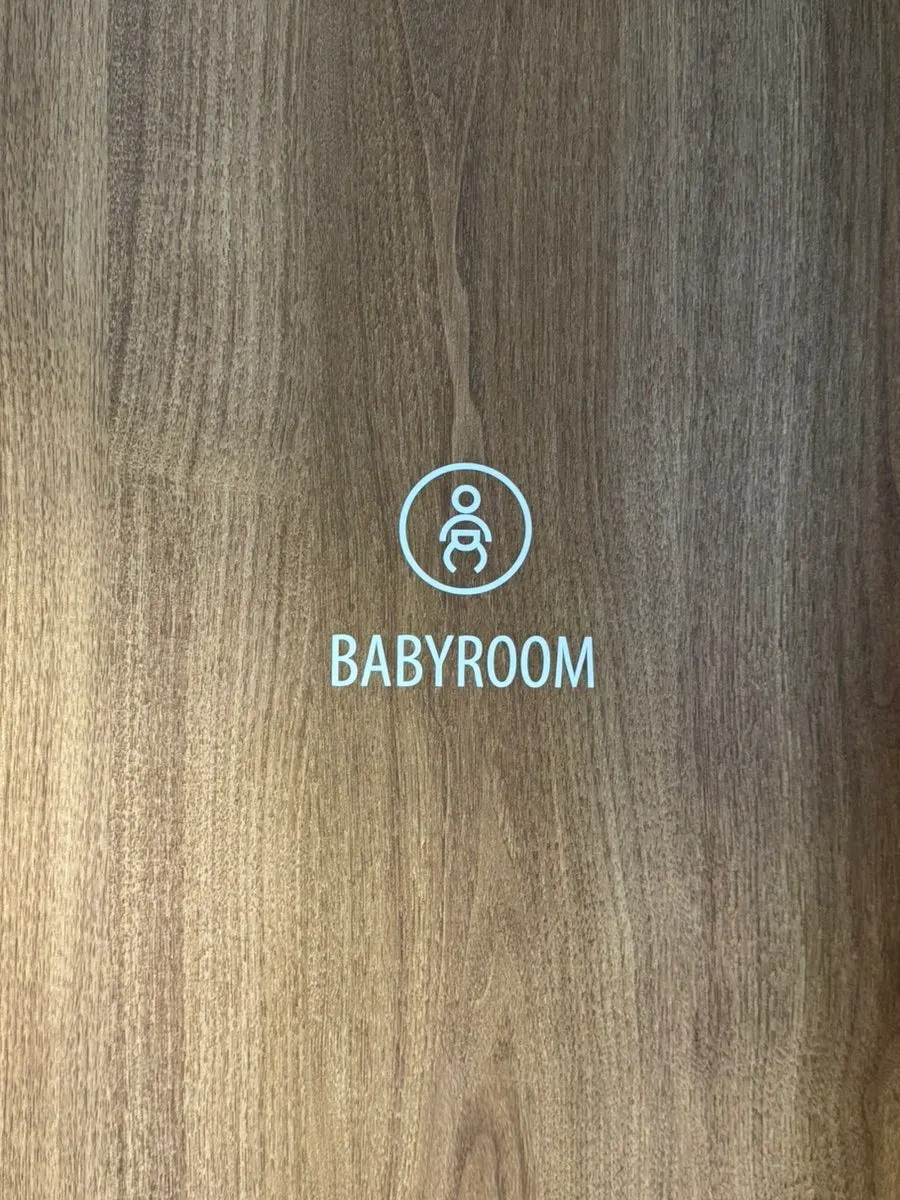 Space for changing baby diapers