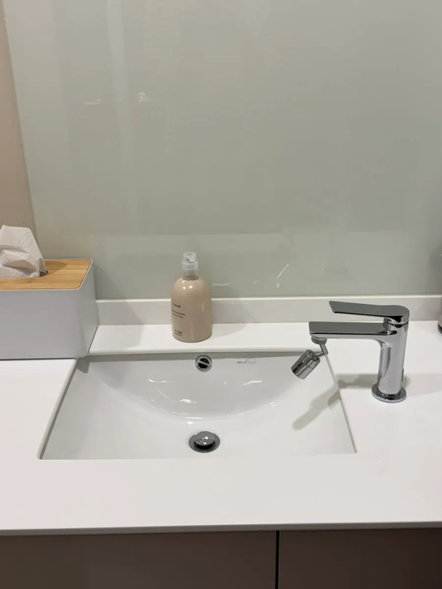 Diaper-changing station inside the café