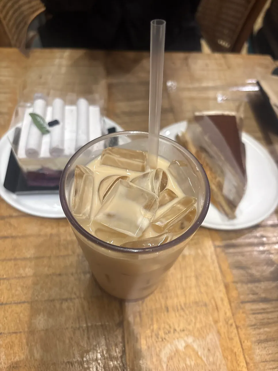 Iced americano full of ice