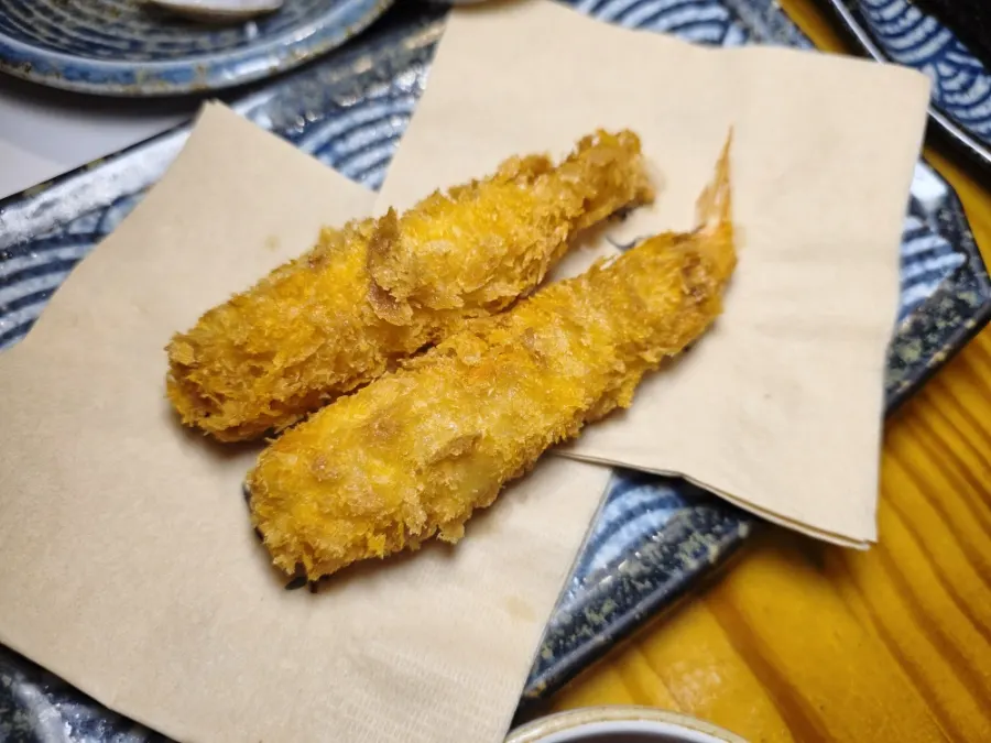 Crispy fried shrimp