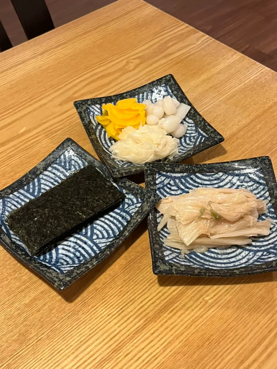 Yuzu salad with a bright yuzu sauce