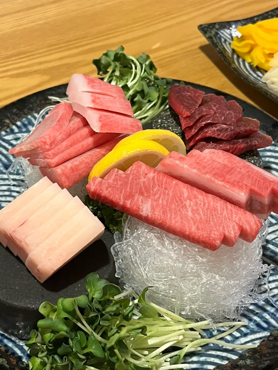 A tuna refill plate from the Manager Special