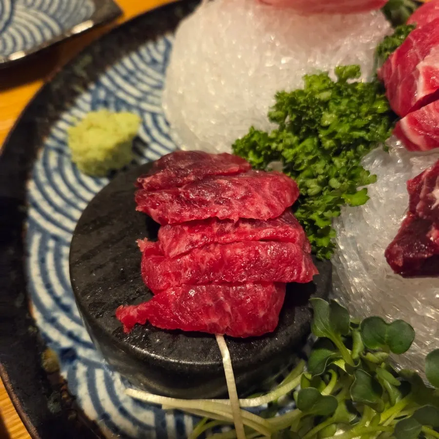 두 번째 리필로 나온 참치회 5종