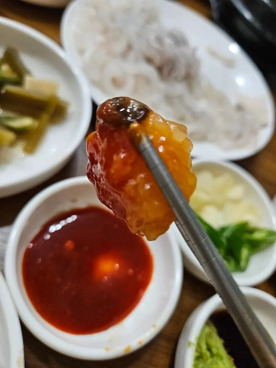 신선한 멍게 서비스 메뉴