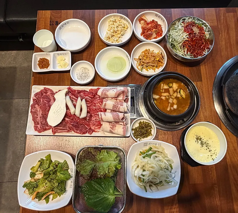 한마음정육식당 숙성 소고기 한 마리 구성