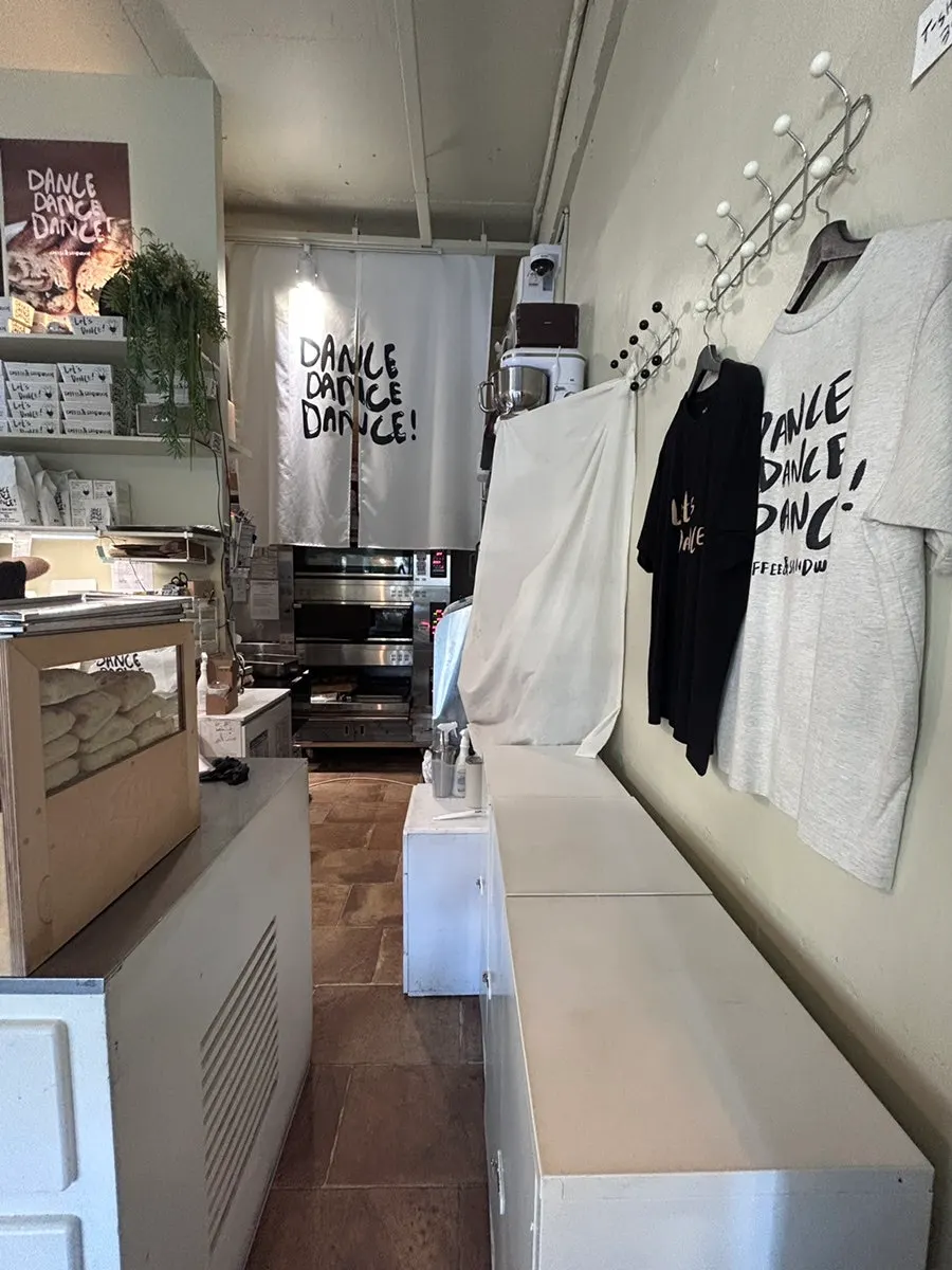 The open kitchen at Dance Dance Dance