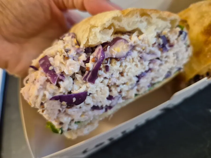 Ciabatta chicken breast sandwich