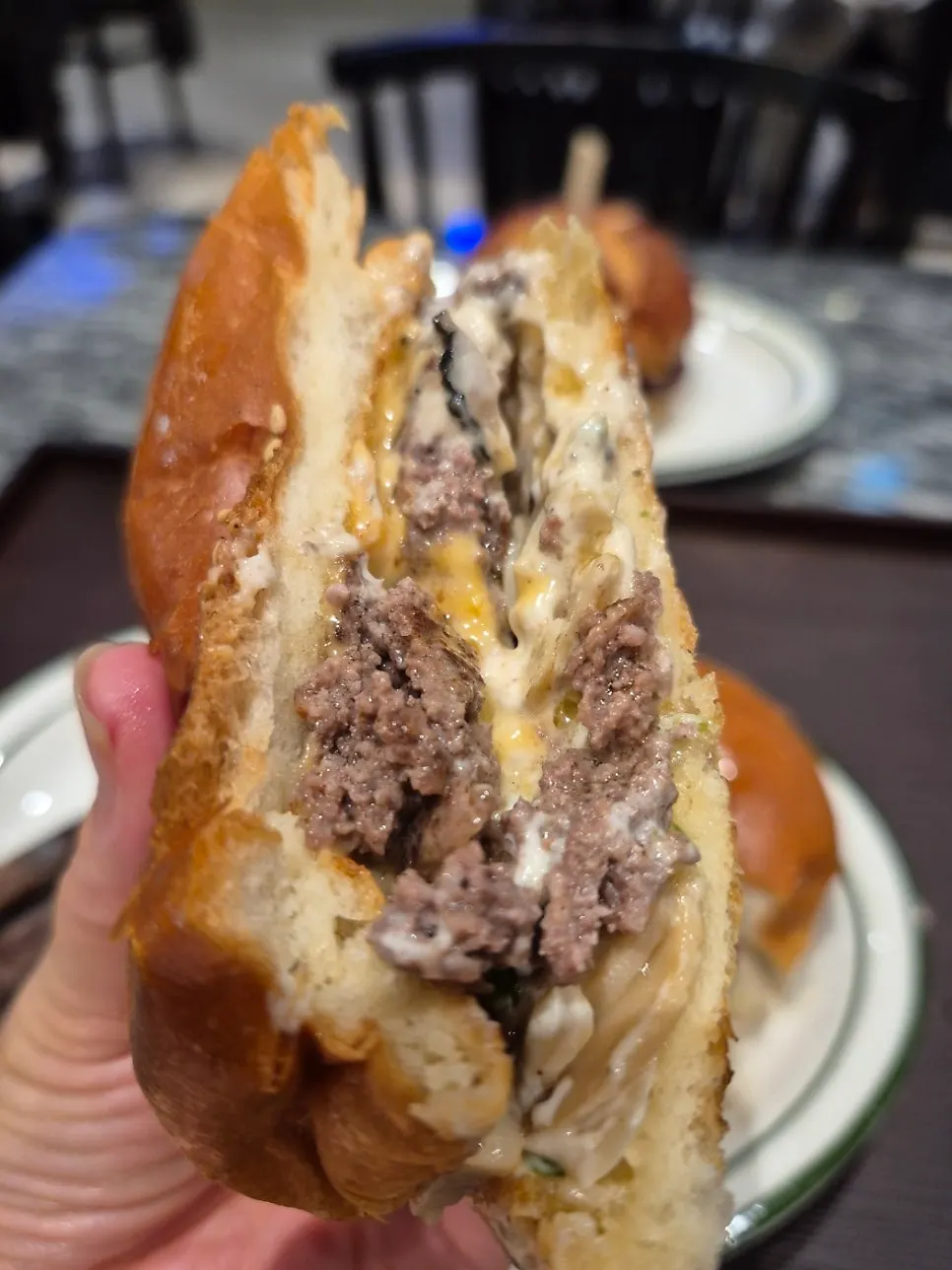 Truffle mushroom burger ingredients