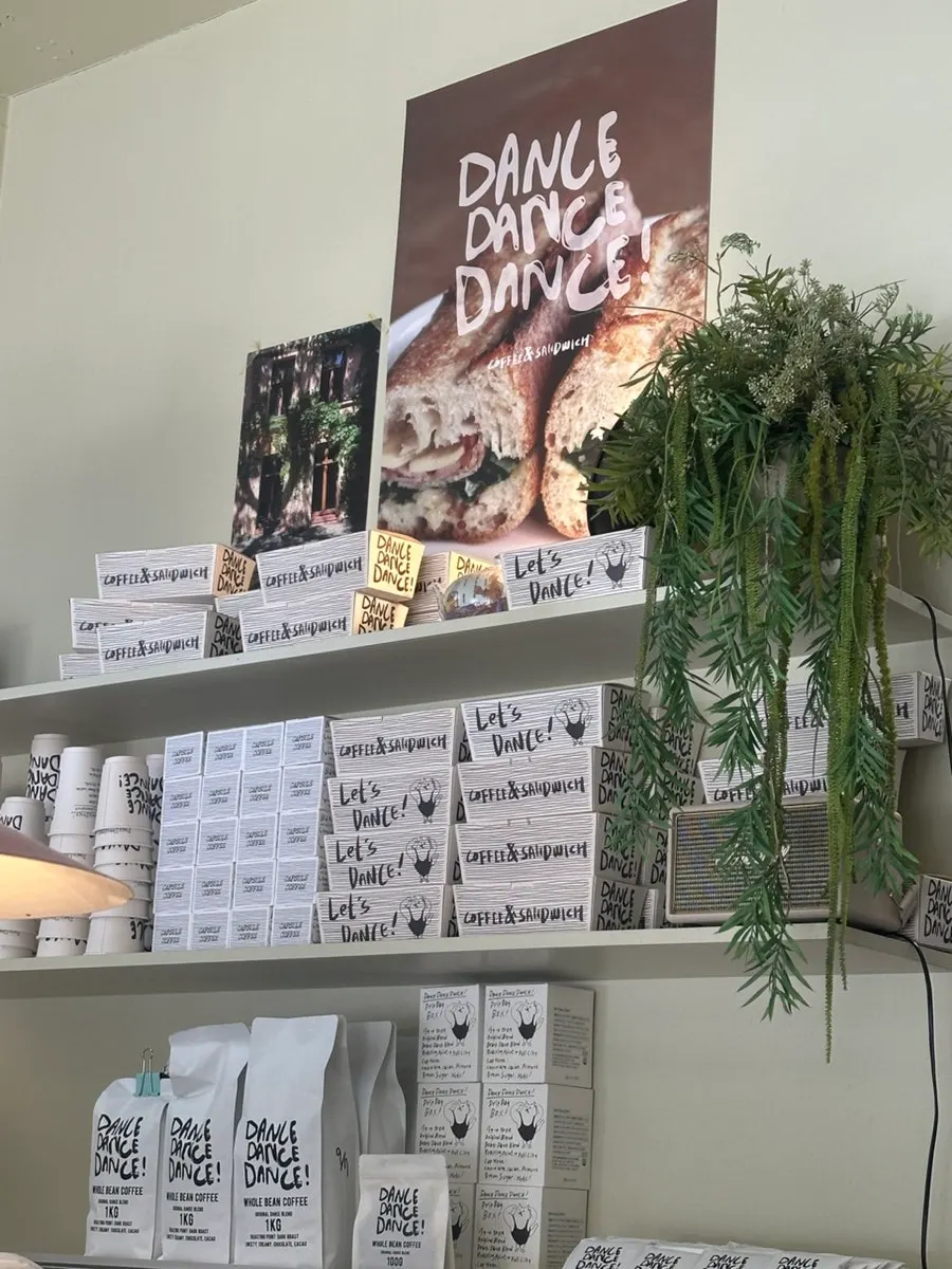 Interior of the Dance Dance Dance Hannam shop