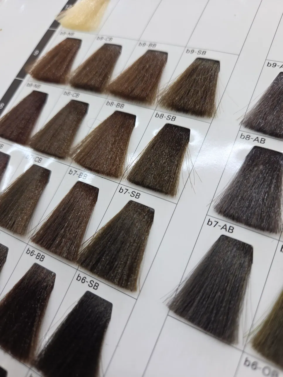 Gray hairs showing at the front
